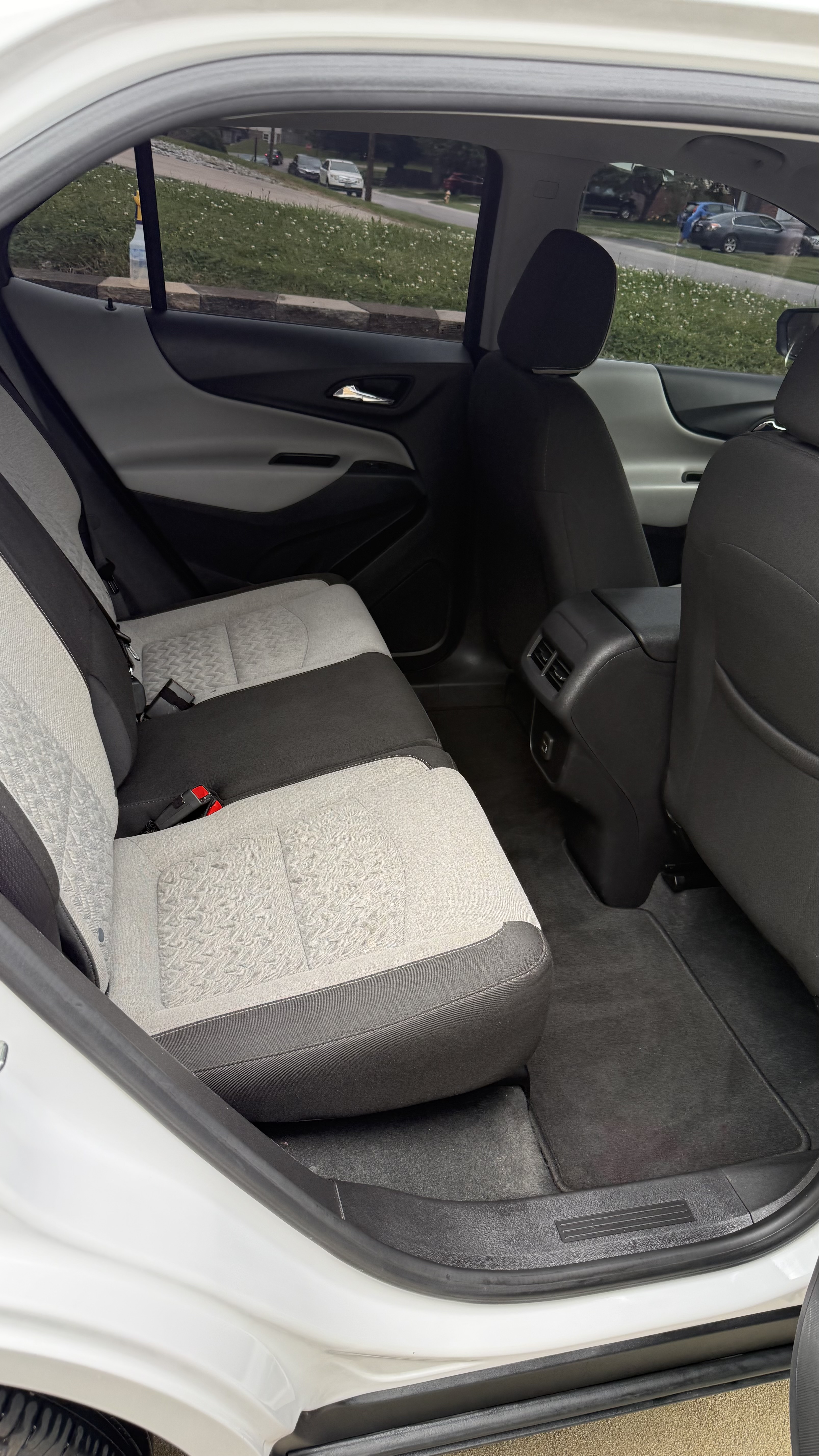 Clean car seat after interior detail