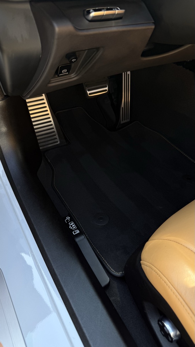 Clean car floor after detail